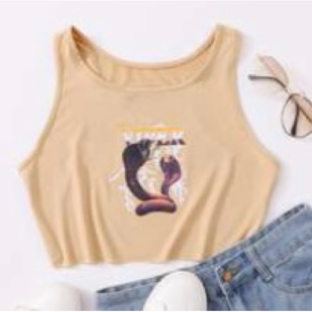 "Viper" tank top/crop top